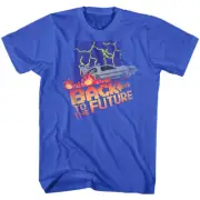 Back to The Future DeLorean 8Bit Pixel Men's T Shirt