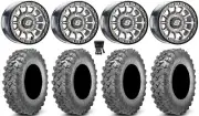 Sedona Sano Bdlk 15x6 Wheels Ct 32" Lynx SXS Tires Polaris RZR XP 1000 / PRO XP