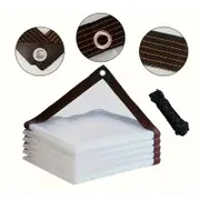 Transparent PVC Waterproof Tarpaulin for Outdoor Protection