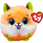 Ty Beanie Boos Balls - Sherbet Orange Fox - Puffies from Tates Toyworld