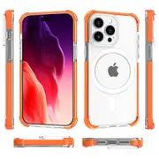 Clear Shell for iPhone 15 Pro Max Acrylic+TPU Phone Case Four Corners Anti-drop Cover Compatible