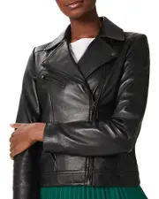 Hobbs London Dakota Leather Moto Jacket