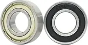 10pcs 6802 2rs Ball Bearing 6802 ABEC-1 15x24x5 mm Thin Section 6802RS Ball Bearings 6802-2RS 61802 RS (Size : 6802ZZ)