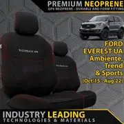 Ford Everest UA Trend, Ambiente & Sport Premium Neoprene 2x Front Seat Covers (Made to Order)