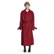 [BALENCIAGA] One Layer Raglan Coat Red