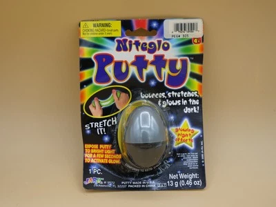 Ja-Ru NiteGlo Putty Egg Brand New Sealed