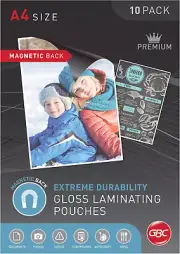 GBC A4 Magnetic Laminating Pouch (Pack of 10)