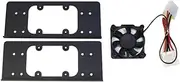 Gyorwst Computer Case Built-in Hard Disk Bracket Metal 3.5Inch Hard Disk Superimposed Expansion Can Be Installed Cooling Fan