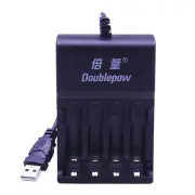 Doublepow UK83 4 Slot 1.2V Rechargeable AA AAA Battery Charger
