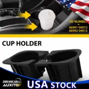 NEW Black Cup Holder Replacement Inserts for 2005-2017 Toyota Tacoma Accessories