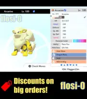 6IV Ultra Shiny Arcanine Pokemon Sword and Shield (Square Shiny)