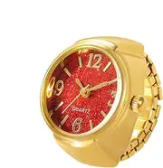 [Yhsioaklo] Women Finger Watch - Analog Small Ring Finger Watch for Men Analog Watch with Precise Time Keeping for Holiday, Graduation, Gift, Anniversary