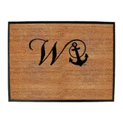 W Anchor - Funny Novelty Doormat Man Cave Floor mat