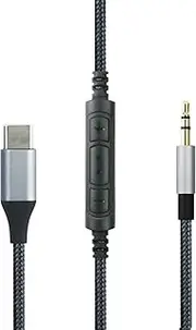 ABLET USB C to 2.5mm Audio Cable Compatible with Bose 700, QC35 QC35ii QC45 Headphone, Remote Volume Mic Compatible with iPhone 15/iPad Compatible with Samsung for Oneplus Android Phone