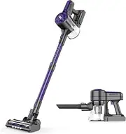 Cordless Vacuum Cleaner, 80000 RPM Brushless Motor 4 in 1 Lightweight Vacuum Cleaner Stick Cordless Vacuum with 5 Stages Efficiency Filtration for Pet Hair