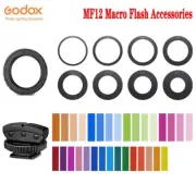 Godox MF12 Macro Flash Accessories Mounting Ring Adapter Ring Set Cold Shoe Base