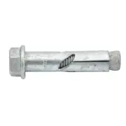 5 X Ramset 10 x 50mm Galvanised DynaBolt Plus Hex Nut Bolt