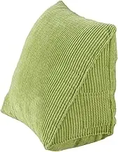 Staright Triangle Pillow Comfortable Reading Pillow with Zip Pocket Triangle Wedge Bolster Small Back Support Pillow Cushie Pillows for Office Home Bed Sofa