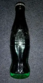 Vintage Coca Cola Classic Green Glass Unopened 1970s Coke Bottle CINCINNATI