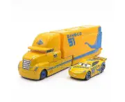 2pcslot Cruz Ramirez Cars Trailer Racing Car Toy Model