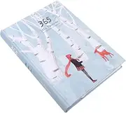 CAXUSD Deer Pattern Day Agenda Notebook Diary Notepad for Home School Office for Journaling Creative Writing Sketching Lightweight Portable Stationery present