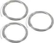 uxcell 99.995% High Purity Zinc Wire, 16 Gauge Pure Zinc Wire 2mm Soft Beading Wire Lab Scientific Experiment Zinc Wire Tool (16Ft/Roll), 3 Rolls