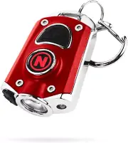 Mycro Rechargeable LED Keychain Light | Key Ring Flashlight Features 6 Light Mod