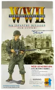 Dragon WWII Northern France 9th Infantry Division Bar Gunner Sean 12” Figure NEW