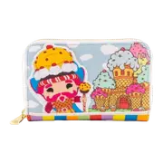 Candy Land Take Me To The Candy Zip Around Money Purse Bills/Card Organiser