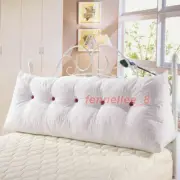 Triangular Wedge Pillow Soft Headboard Large Filled Reading Cushion for Sofa Bed