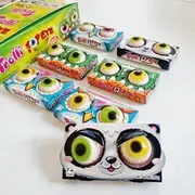 Hilary Trolli Pop Eye Funny Animals Soft Fruit Gummy Candy with Sour Center 37.6g x 7pcs