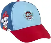 [CERDÁ LIFE'S LITTLE MOMENTS] Children's Cap with Curved Peak Paw Patrol - Tri-Colour - Suitable from 4 to 8 Years - Shiny Material - Children's Cap with Adjustable Velcro Fastener - Original Product Designed in Spain