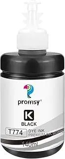 proffisy T7741 T774 Ink Refill dye Ink, T7741 T774 Black Ink Bottle, Compatible with M200, L1455, M105, M205, M100, ET-3600, 16500, L606, L655, L656 (T774 Black-1PCS)