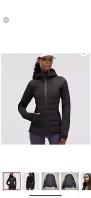 Lululemon Primaloft Down For It All Hooded Jacket, New, Retail $228 Size 0