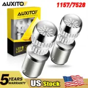2-10pcs AUXITO High Power 2800LM 1157 bay15d LED Bulbs 2357 Brake Tail Light Red (for: Daihatsu)