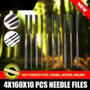 Mini Small Needle Files Hand File Set Metal Working Craft T12 Steel Tools 10pcs