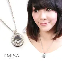 在飛比找PChome24h購物優惠-『TiMISA』《轉動幸福》純鈦項鍊