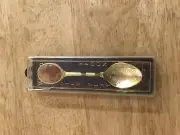 Vintage Watsons Gold Gilt Plated Spoon -queen & Duke