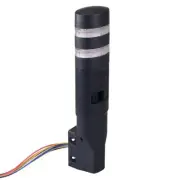 Red/Green Clear Lens Stack Light LED Tower with Sounder & Flasher Wall Mount 24V