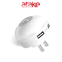 在飛比找蝦皮商城優惠-【atake】3.4A雙USB快充小夜燈充電器 三段式觸控/