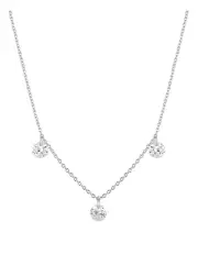 [Georgini] Mirage Ethereal White Cubic Zirconia Necklace in Silver