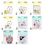 LINE FRIENDS 貼紙 貼圖 卡片 裝飾 熊大 兔兔 可愛 禮物 手機貼 韓國 裝飾貼紙 行李箱貼 卡片裝飾