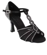 Very Fine Ladies Latin, Rhythm, Salsa Dance Shoes - Crystal Collection S1009CC