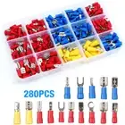 280PCS Assorted Crimp Spade Terminal Insulated Electrical Wire Connector Kit
