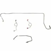 For Plymouth Barracuda 1974 Front Brake Lines Power Disc Brakes EKT7403SS-CPP