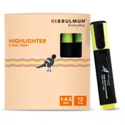 BIBBULMUN YELLOW ECO HIGHLIGHTER CHISEL EACH