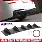 Gloss Black Rear Diffuser Bumper Lip Spoiler Splitter For Ford Falcon FG BA AU