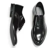 New in Box Emporio Armani Men's Black Derby Lace Up Shoes X4C510