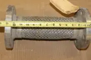 Braided Stainless Pressure Flex Hose, 3", 13-1/2” L, 316SS Flanged NOS
