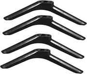 HOODANCOS 2 Pairs Stand Riser Stand Pedestal Feet Television Replacement Parts Table Legs Metal Universal Mount Legs Replacement Tabletop Mount Legs Pp Black